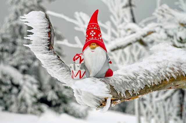Nikolaus im Schnee